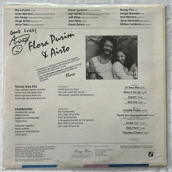 Vintage Vinyl - FLORA PURIM AND AIRTO - HUMBLE PEOPLE - Picture 3 of 4